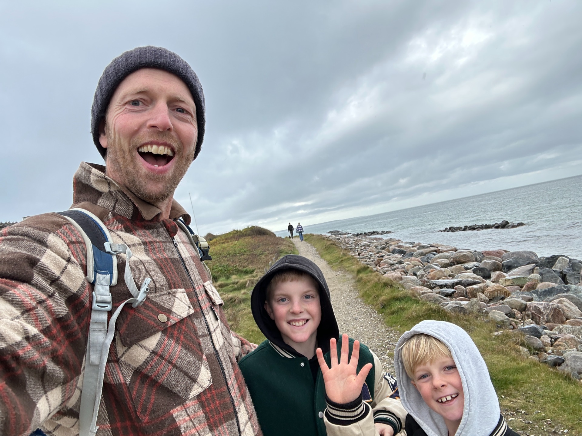 Højt humør - i regnvejr