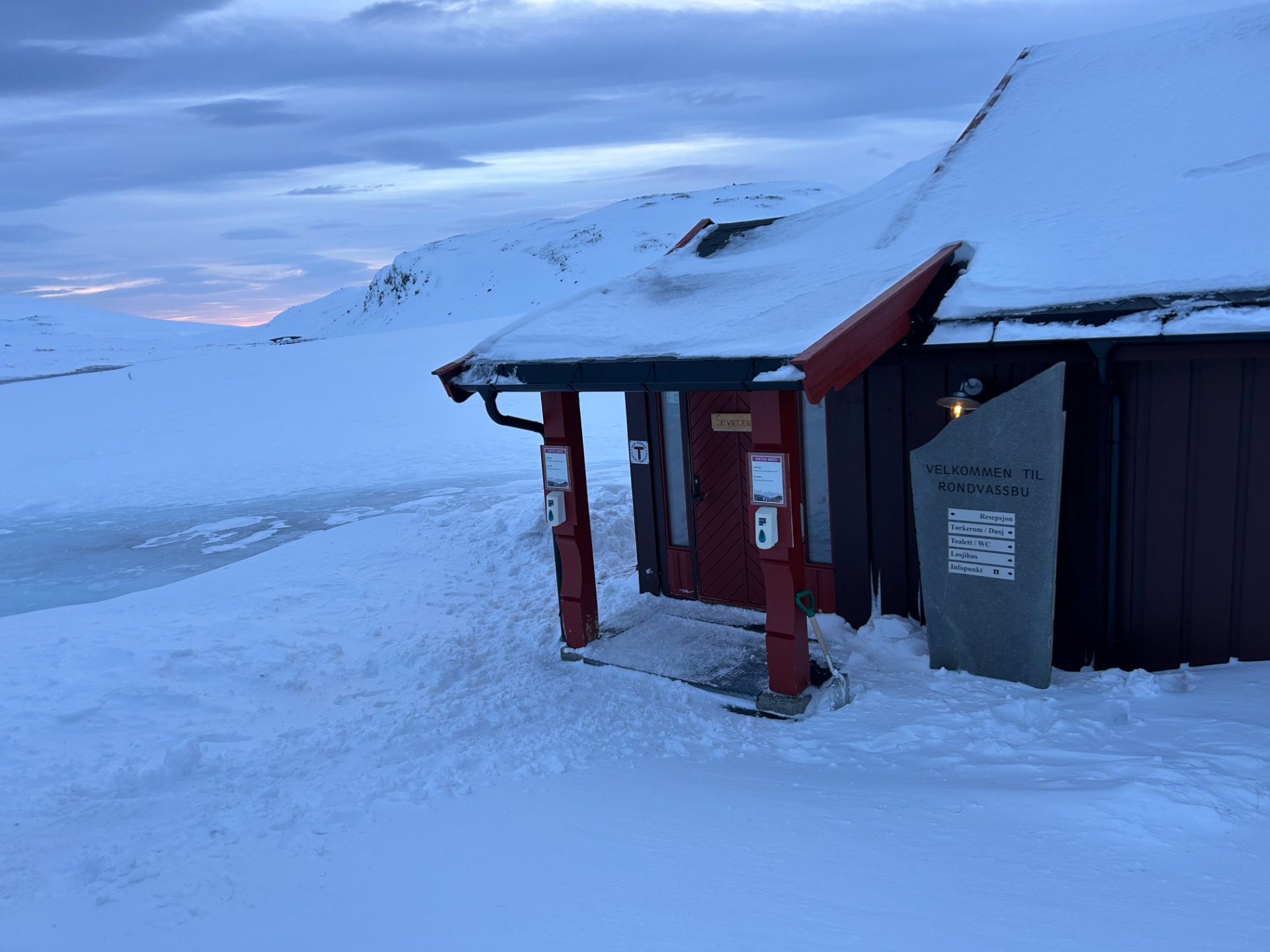 Indgangen... flotter bliver det ikke